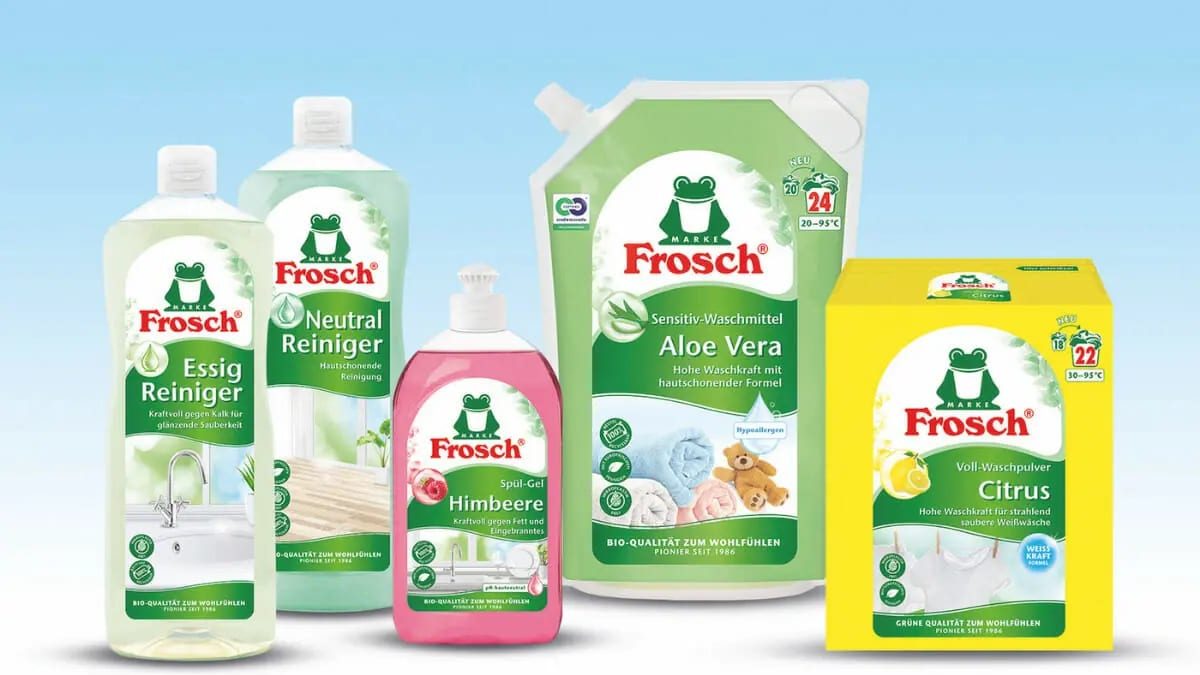 Unternehmen im Check - Die Marke „Frosch“ und ihre grünen Reinigungsmittel