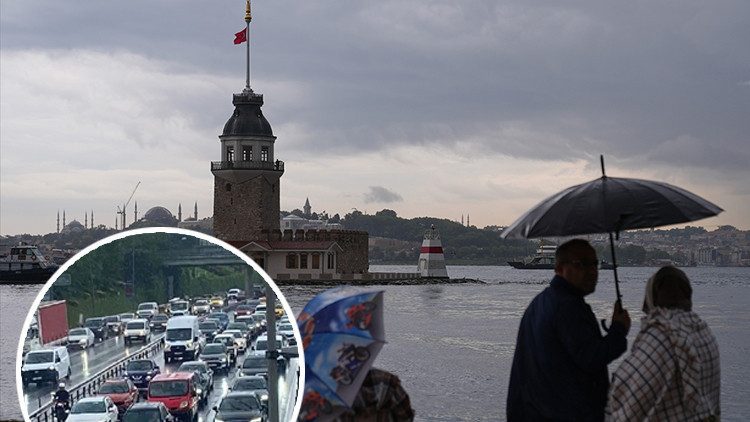Okulun ilk günü sağanak! Saat verildi: İstanbul için peş peşe uyarı geldi | AKOM: Sıcaklıklar düşecek