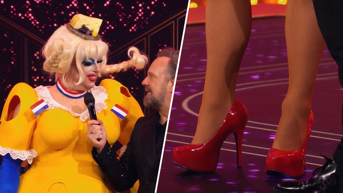 Emma Taler grijpt Carlo Boszhard vast na pijnlijke strijd op pumps in Make Up Your Mind