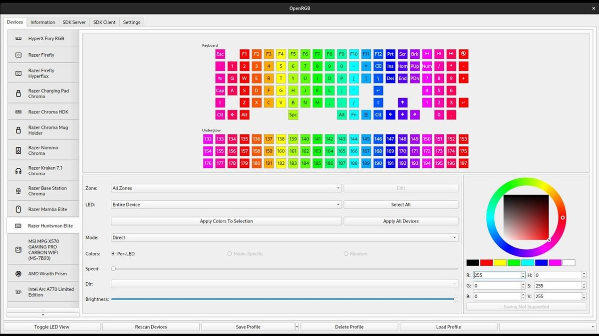 Ein Tool, sie alle zu erleuchten: OpenRGB 1.0 bringt Ordnung ins RGB-Chaos