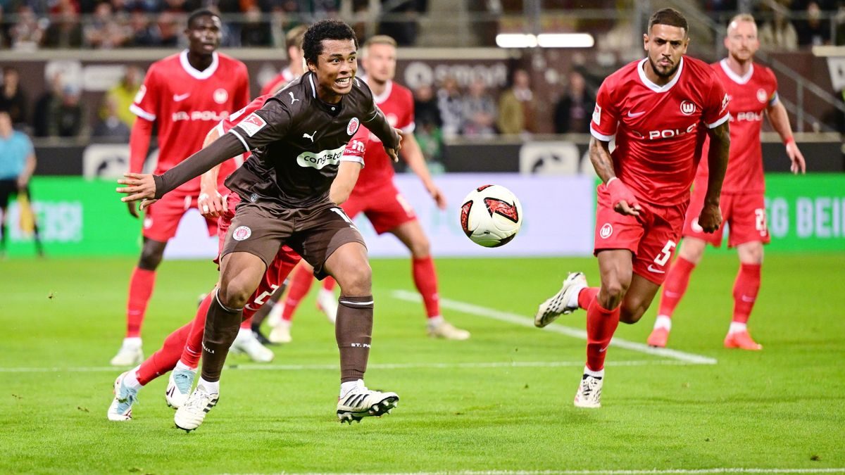 2. Fußball-Bundesliga: FC St. Pauli bezwingt VfL Wolfsburg spät