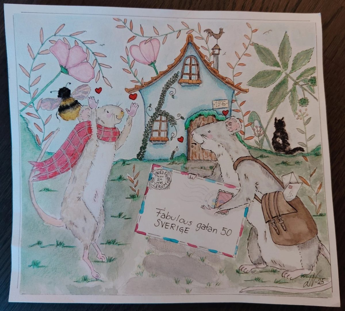I made a birthday card to my sister-in-law 🤗