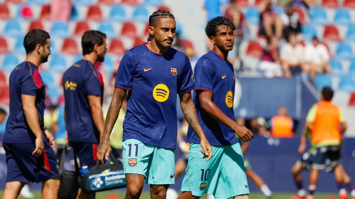 Lamine-Raphinha, sociedad ilimitada también en el 0-2 al Levante