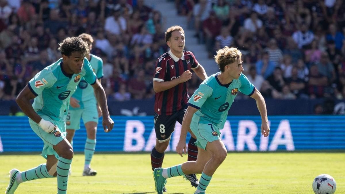 El 1x1 del Barça contra el Levante al descanso