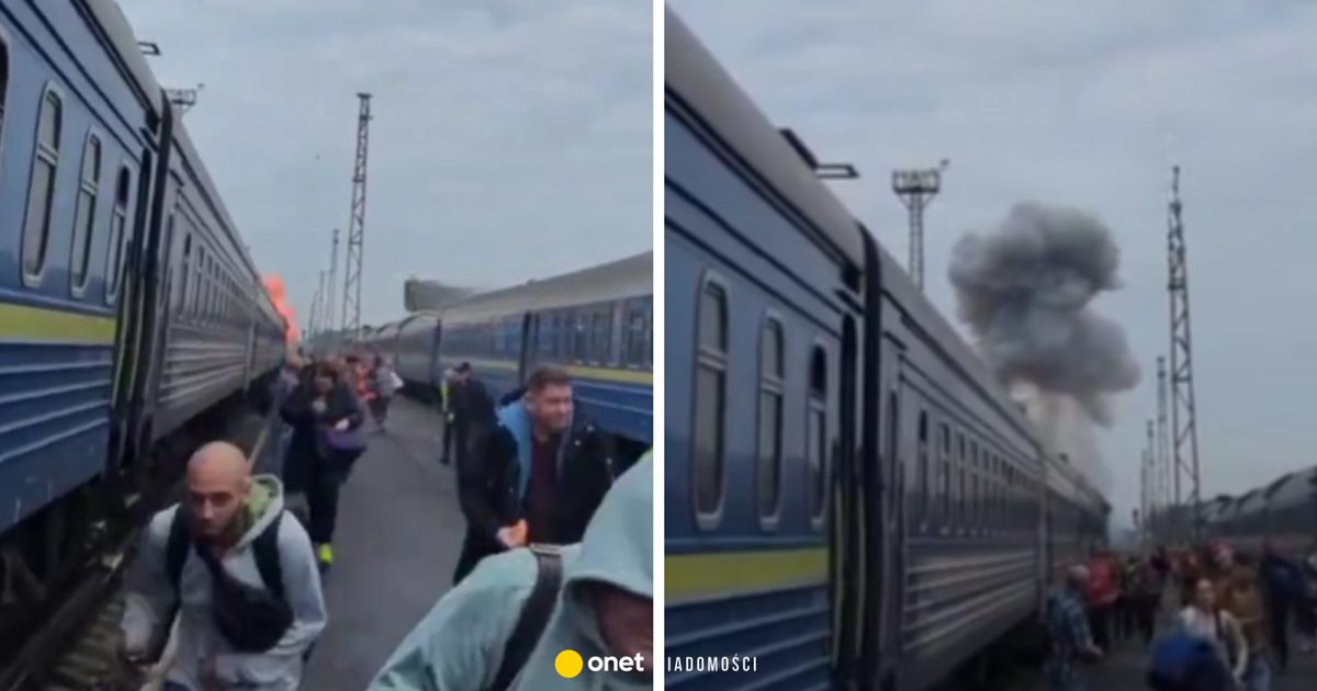 Rosyjski dron uderzył w pociąg Kijów-Warszawa. PKP wydało komunikat