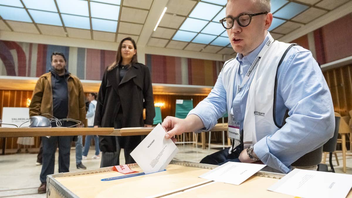 Röstningen i gång: ”Ville vara lite högtidlig”
