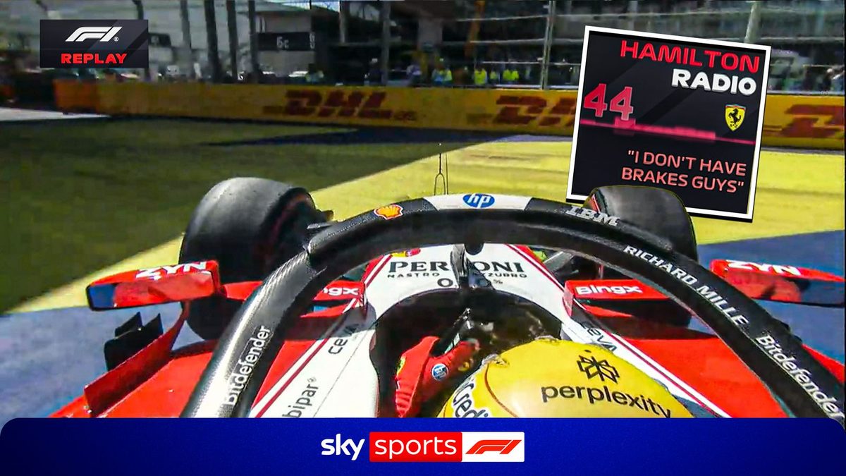Hamilton forced to retire after brake issue in Madrid