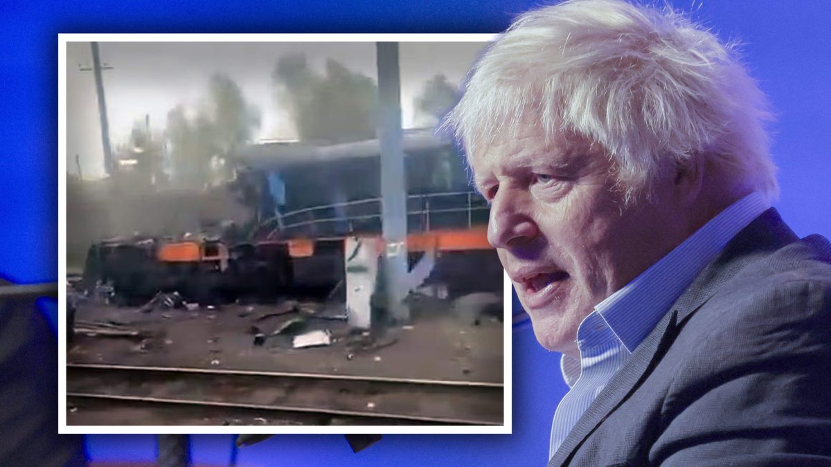 Trein met Boris Johnson en Europese officials geëvacueerd in Oekraïne na Russische droneaanval