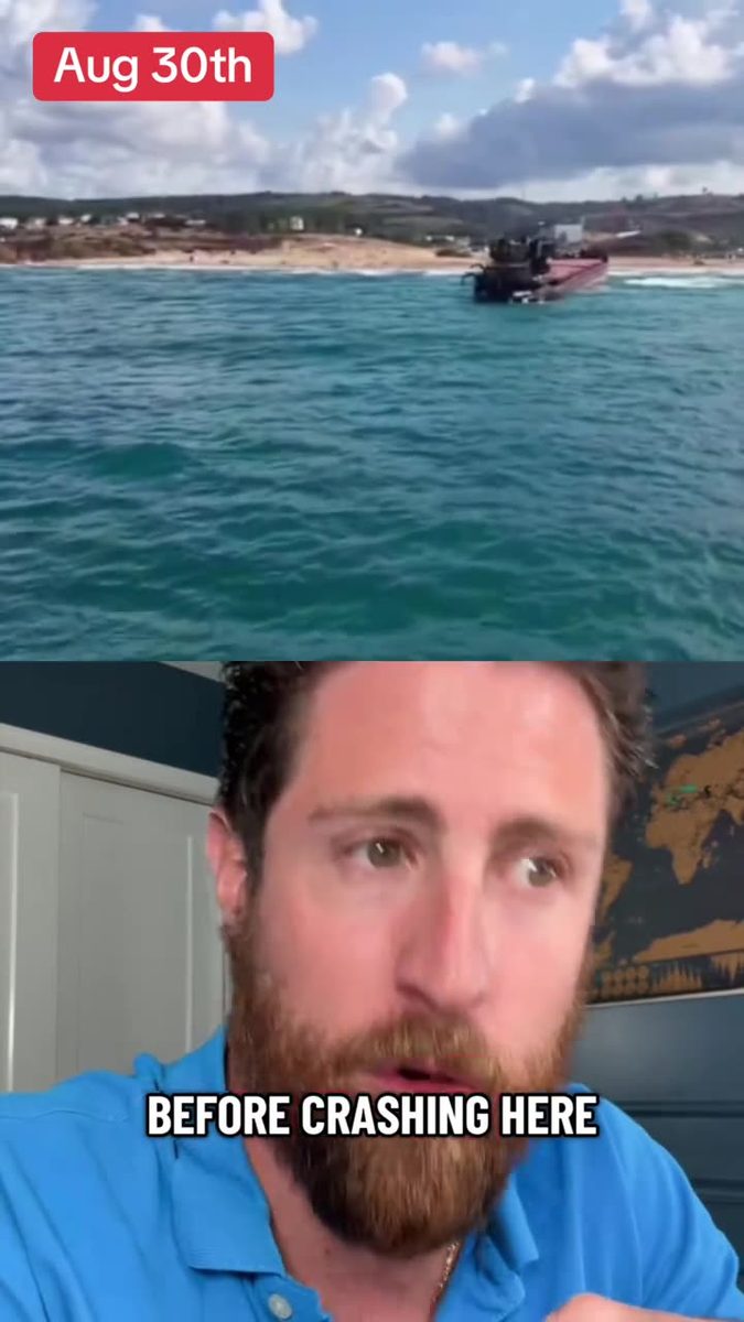A ghost ship just crashed into a Turkish beach