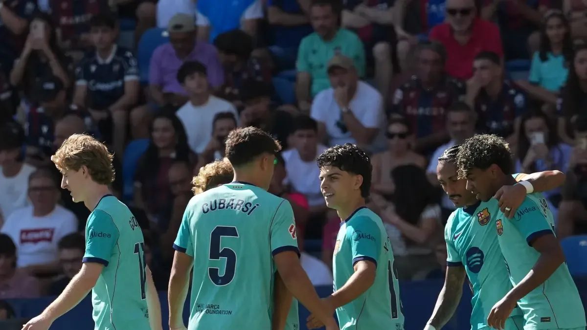 El 1x1 del Barça ante el Levante al descanso