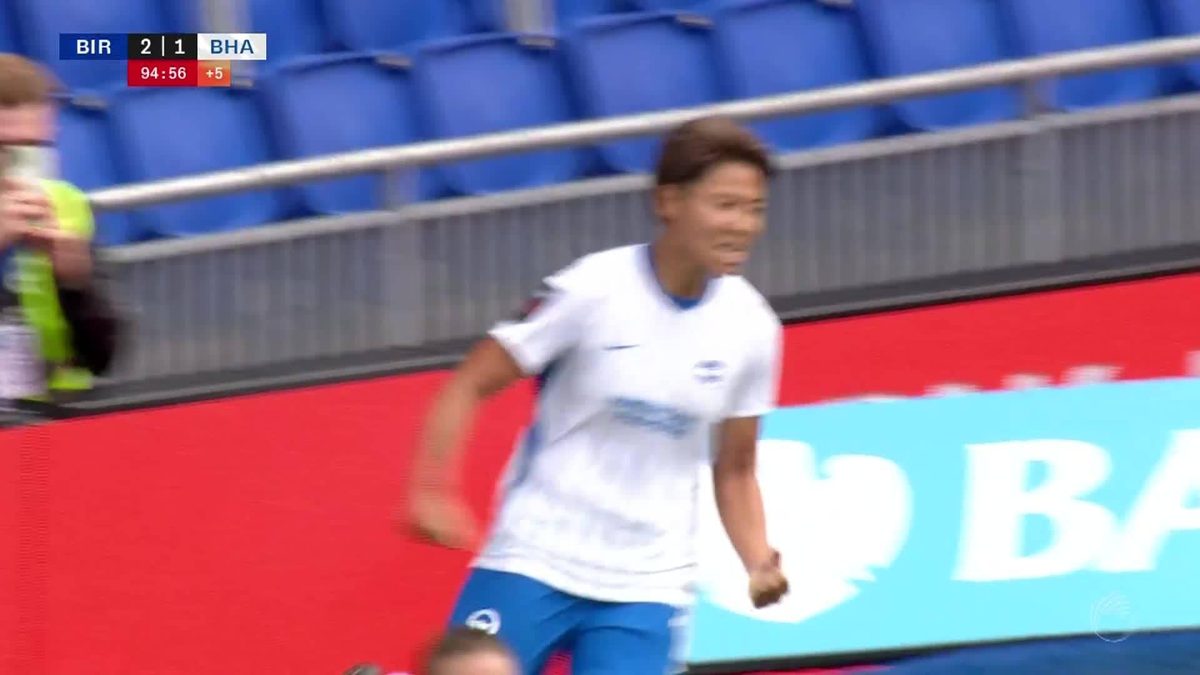Kiko Seike setter 2-2 mot Birmingham City WFC