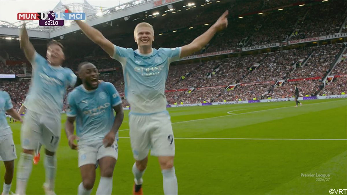 LIVE - Tienkoppig City klimt op voorsprong! Haaland brengt Lammens en Tielemans in vieze papieren