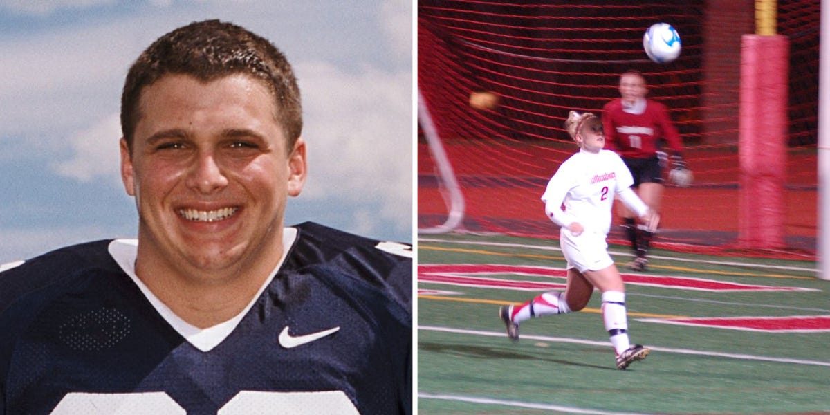 My husband and I were college athletes. We're not pushing competitive sports on our kids.