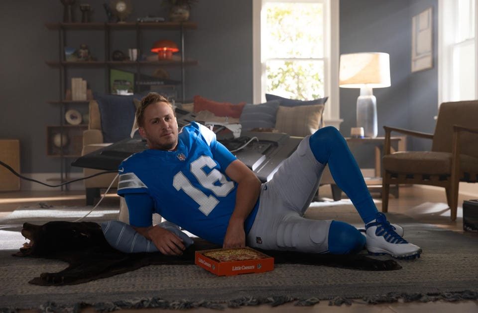 Lions Star Jared Goff Is Now A Detroit-Style Pizza Pitchman
