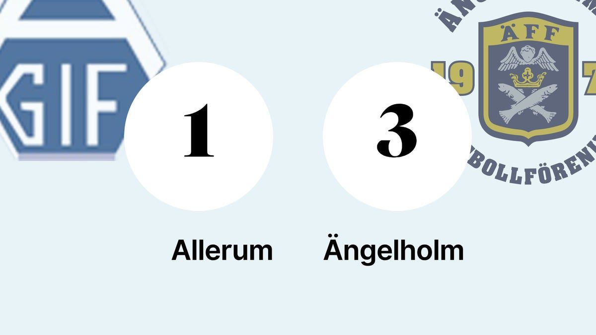 Underläge i halvtid – då vände Ängelholm