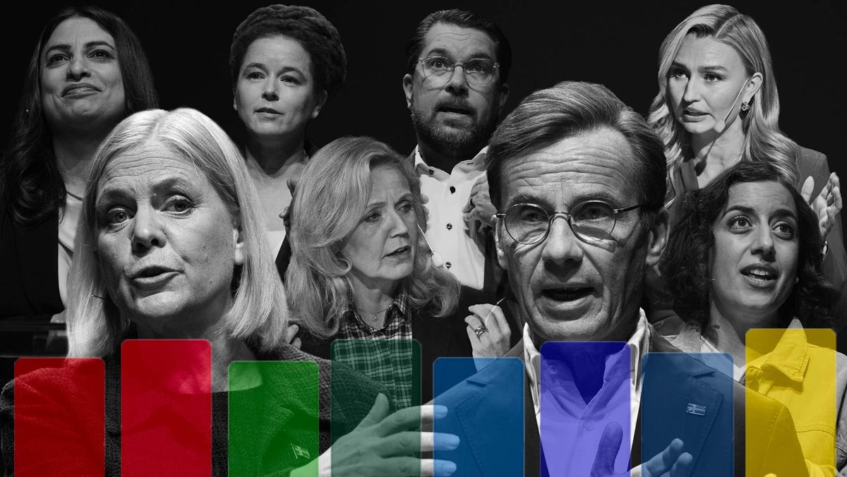 Valet 2026: Sverige röstar – se grafiken