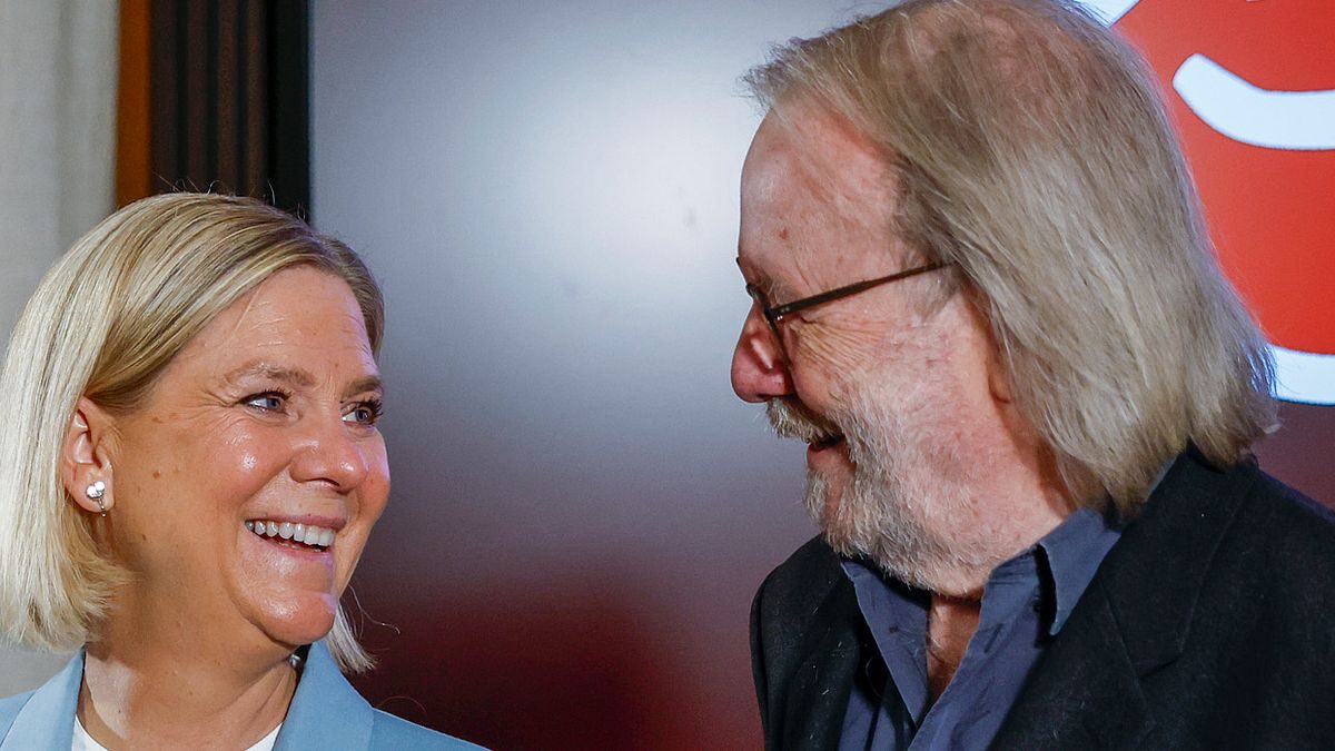Benny Andersson peppar på S-slutspurten