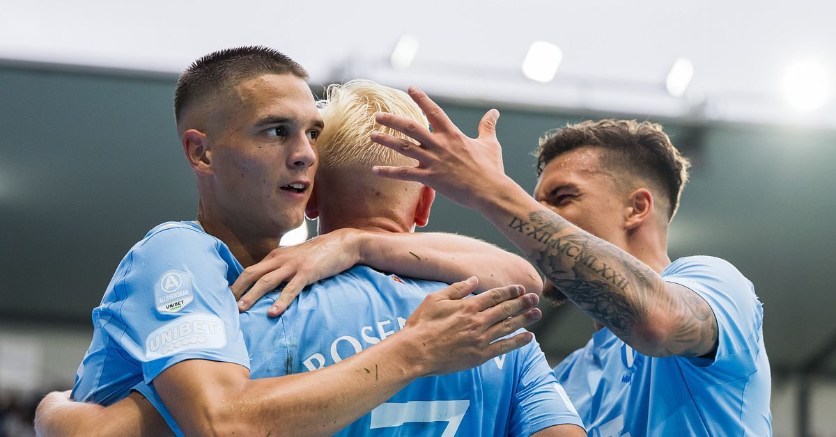 Milosavljevic tvåmålsskytt för Malmö FF – efter Busuladzics skada