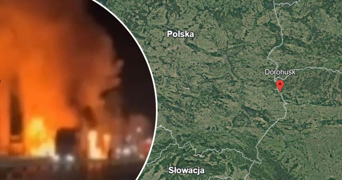 Dron spadł niedaleko granicy z Polską. "W odległości 800 metrów"