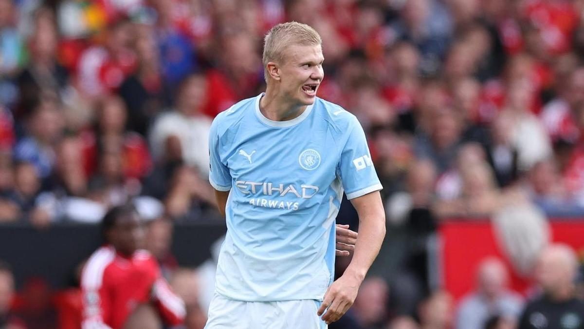 Haaland soluciona la 'calentada' de Foden en el derbi de Manchester