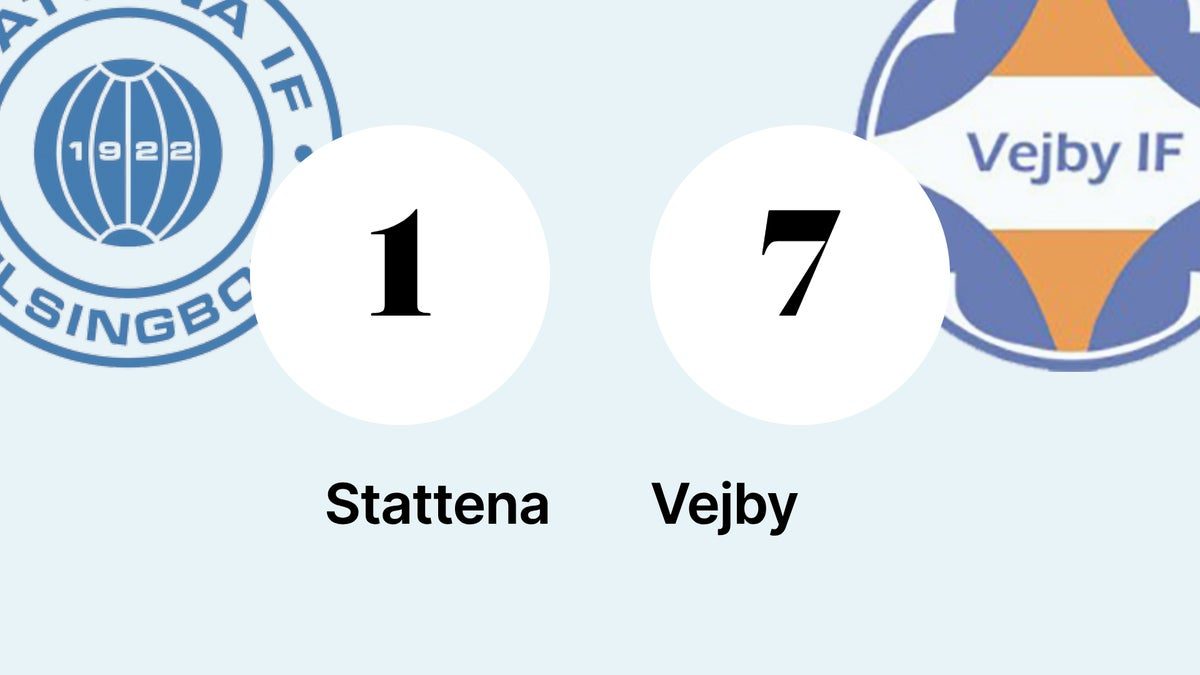 Klar seger för Vejby mot Stattena