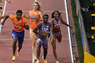 Nederlandse estafetteploeg loopt zonder Femke Broeders-Bol naar derde plaats in Boedapest