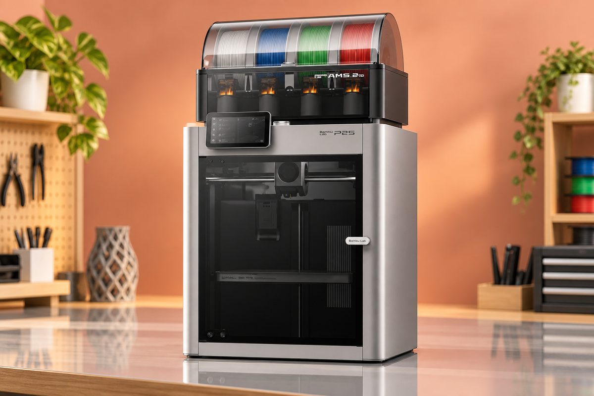 Bambu Lab P2S Combo a 948€ gestisce più colori e controlla gli errori
