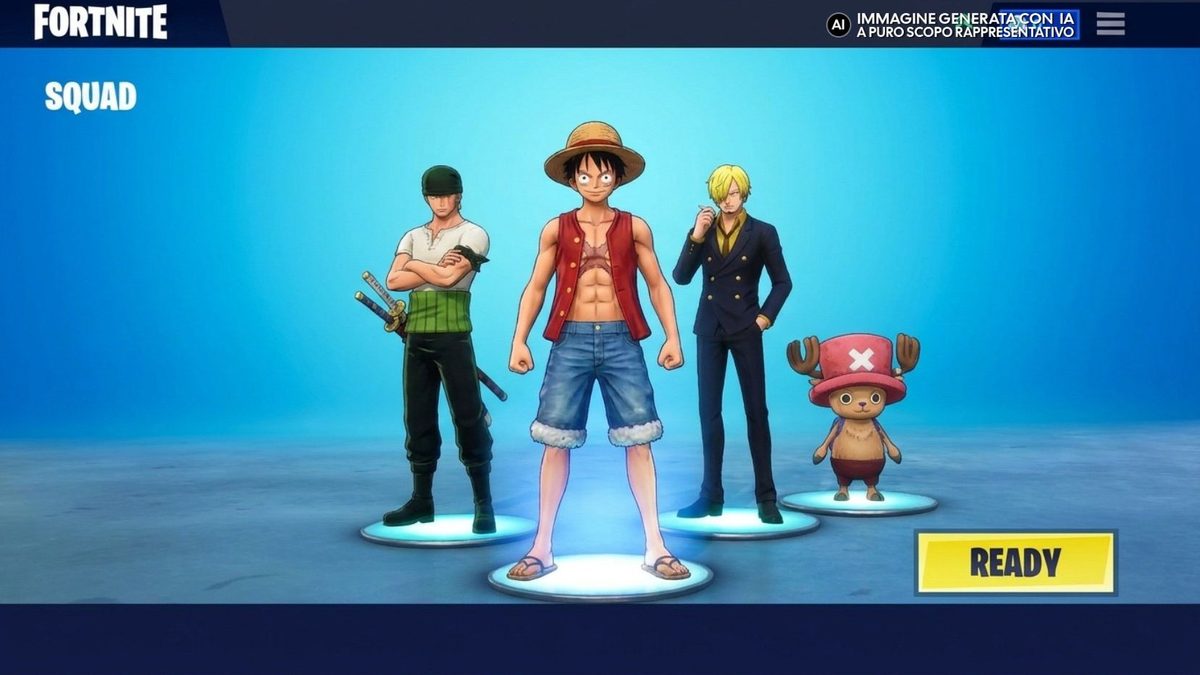 Forse sta per succedere davvero: scoperto un riferimento a Fortnite x One Piece dai dataminer