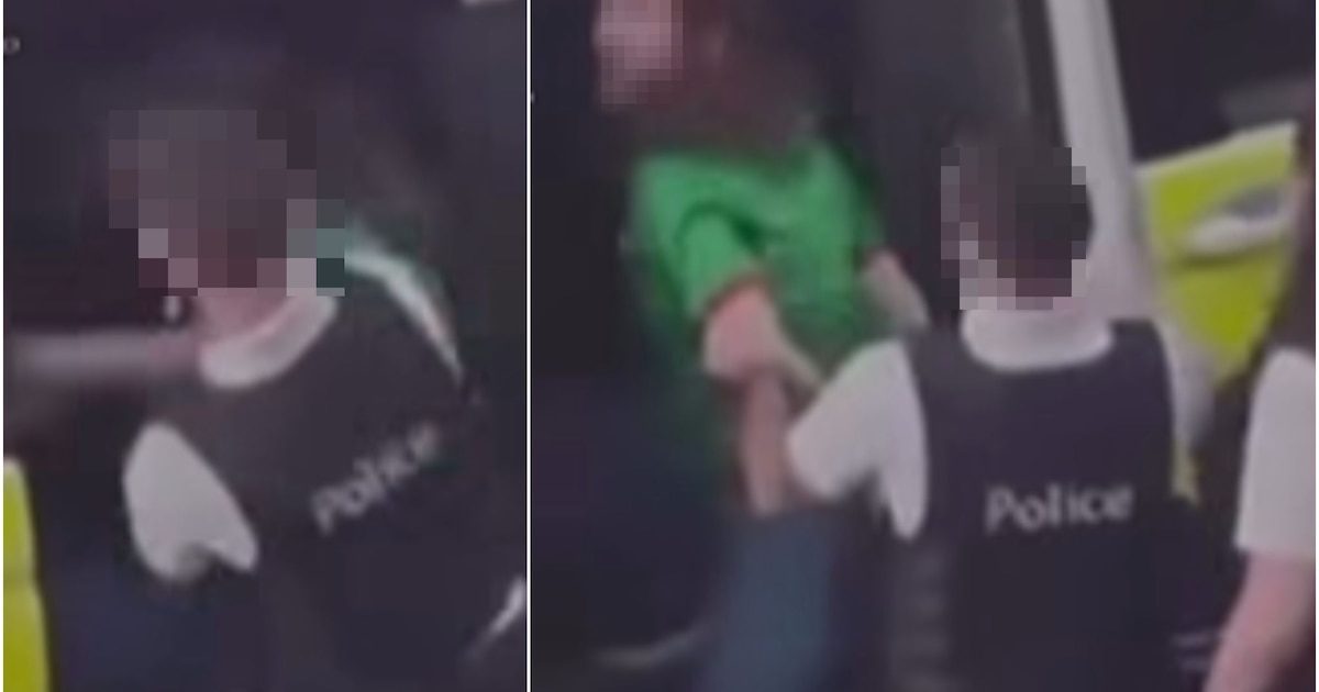 ”Inacceptable” : un policier filmé en train de gifler une femme menottée, une enquête interne ouverte (VIDEO)