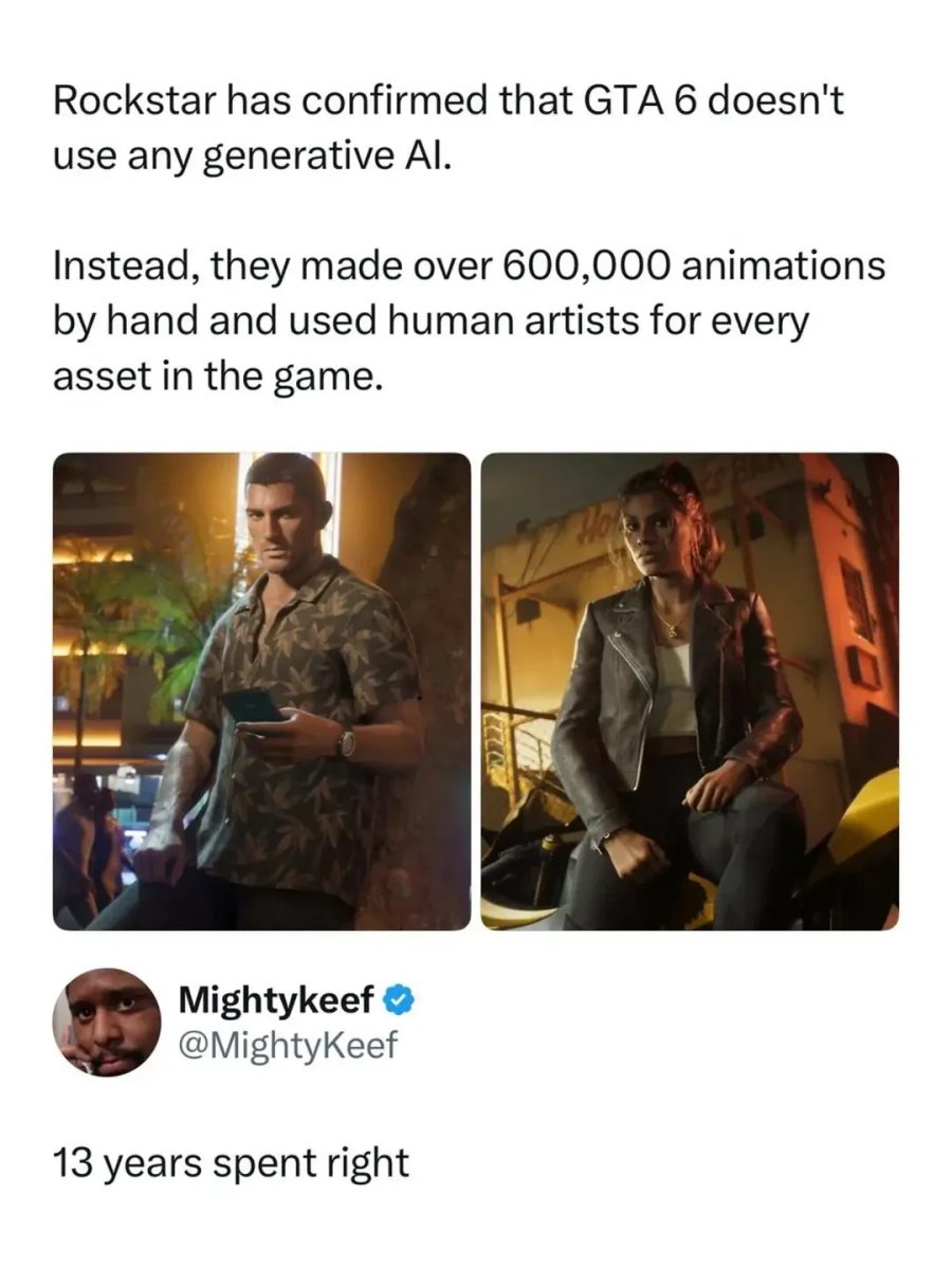 May be last AI free game; good decision by Rockstar 🔥