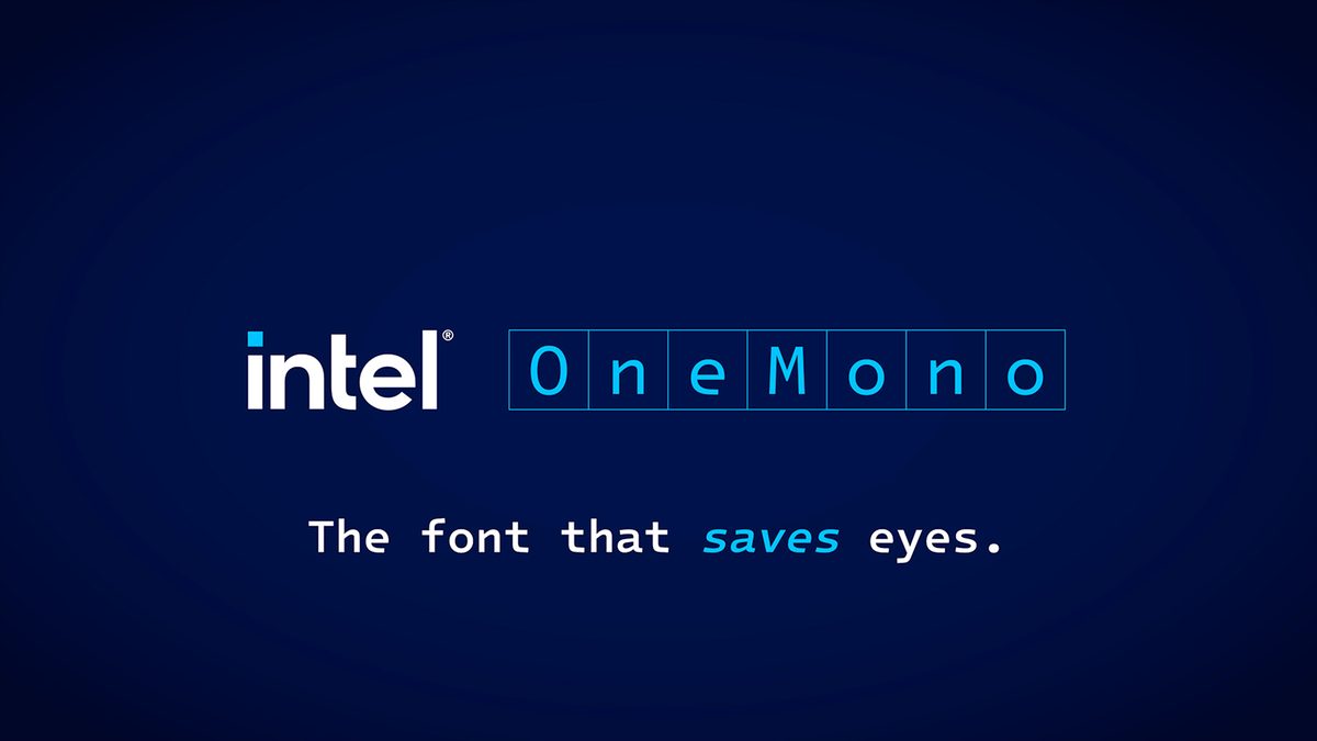 Intel revives One Mono font after brief retirement during open-source purge — typeface built to fight coder eyestrain g…