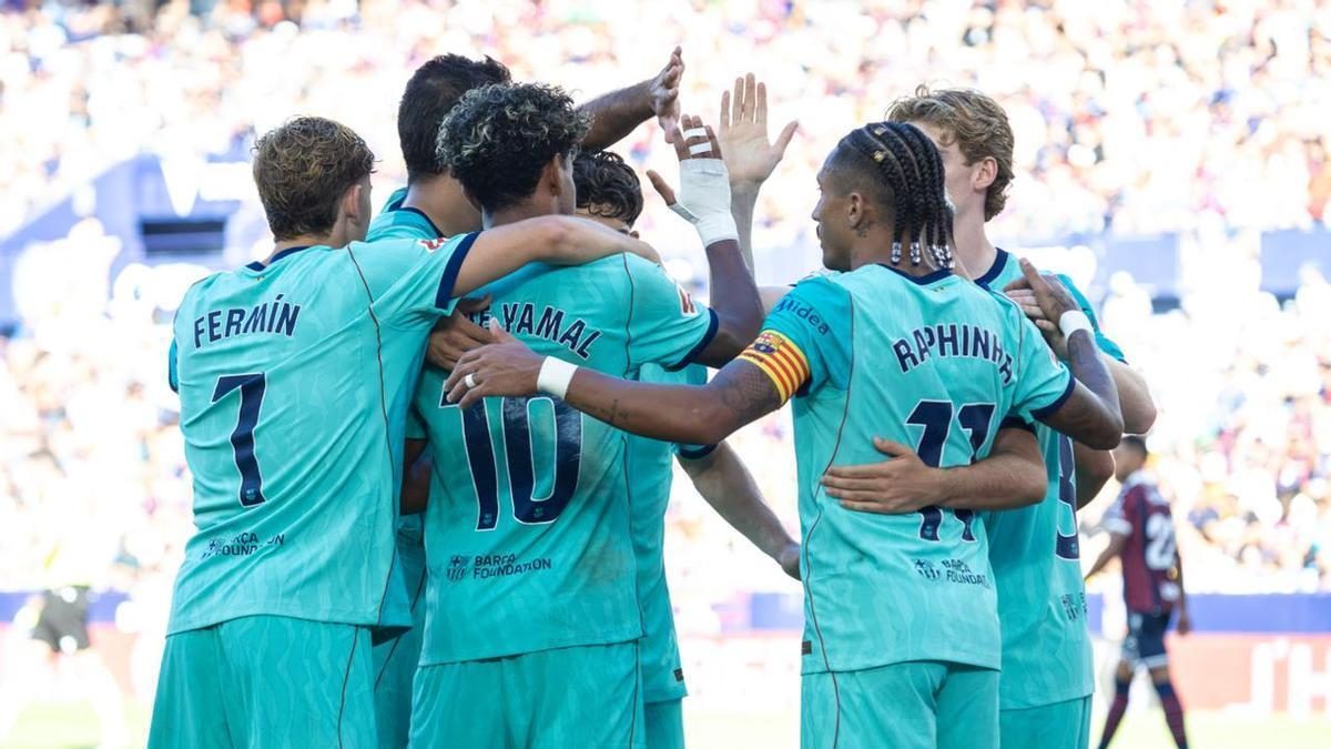El Barça solo sabe golear