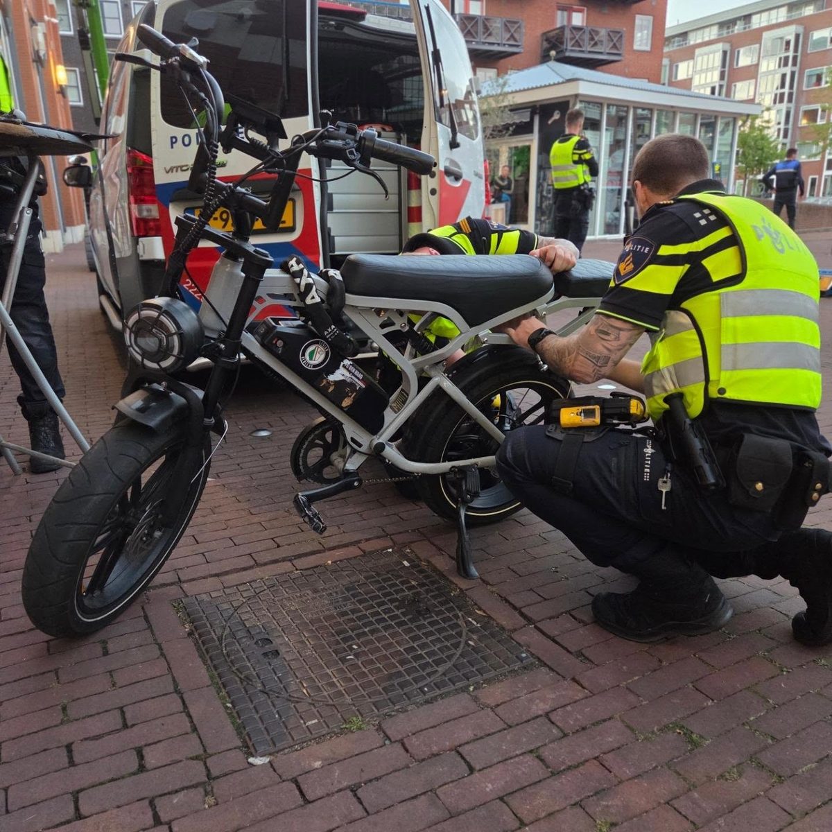 Politie onderschept fatbike die 80 kilometer per uur kan rijden