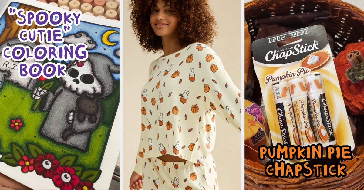 37 Cute Fall And Halloween Products For Anyone Who Does Not Care To Be Spooked, Thank You Very Much