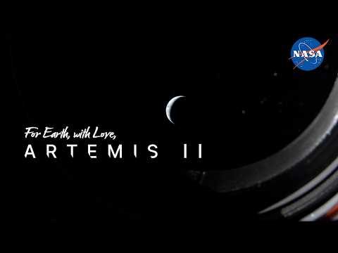 wow, artemis ii's message to earth from space really gives me chills every time i see it