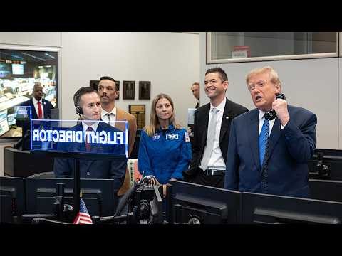 wow, donald trump just spoke to astronauts on the international space station today still can't wrap my head around it