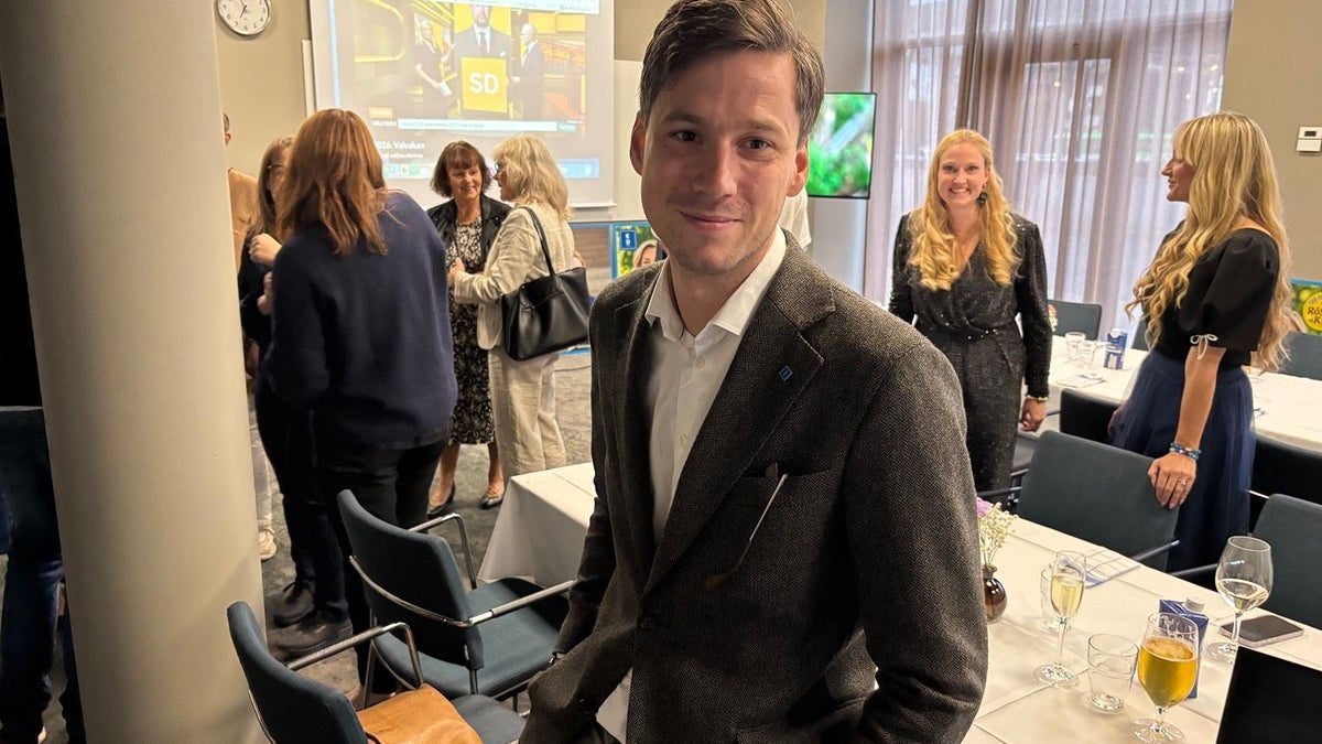 Nervös stämning på KD:s valvaka
