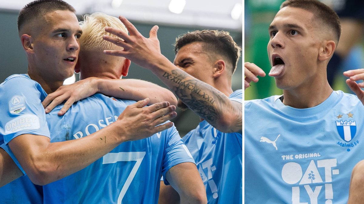 Malmö vann – talangens första allsvenska mål