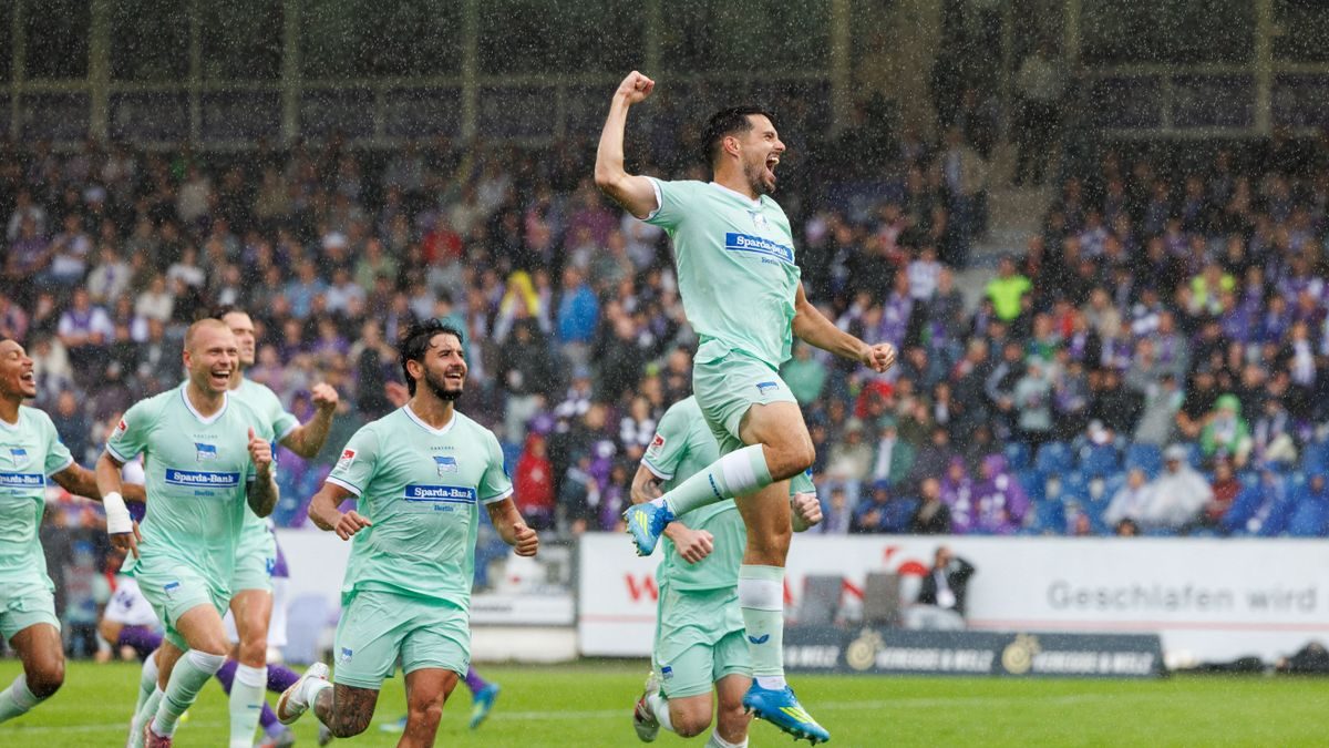 2. Fußball-Bundesliga: Hertha BSC feiert fünften Sieg im fünften Spiel