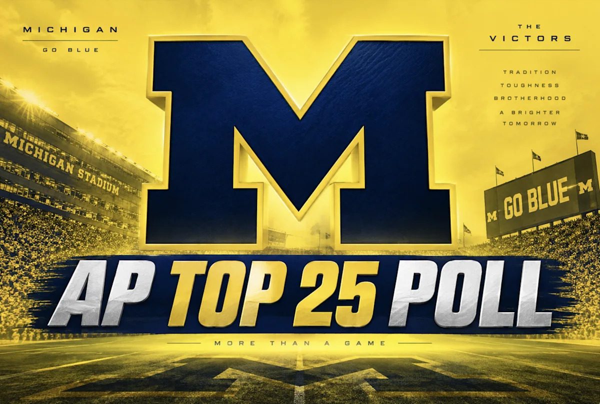 Michigan Surges Back Into AP Top 25 After Oklahoma Win