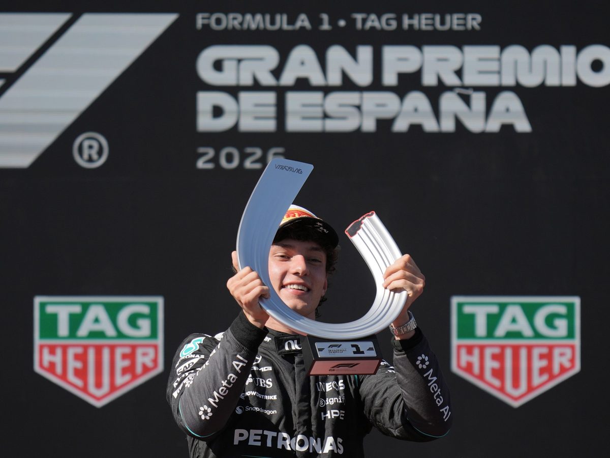 F1 leader Antonelli wins Spanish Grand Prix as unlucky Norris misses out