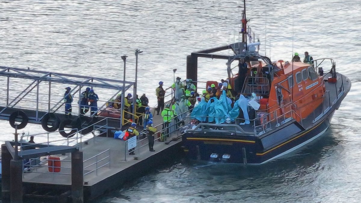Police release images of six men after anti-migrant protest in Portsmouth