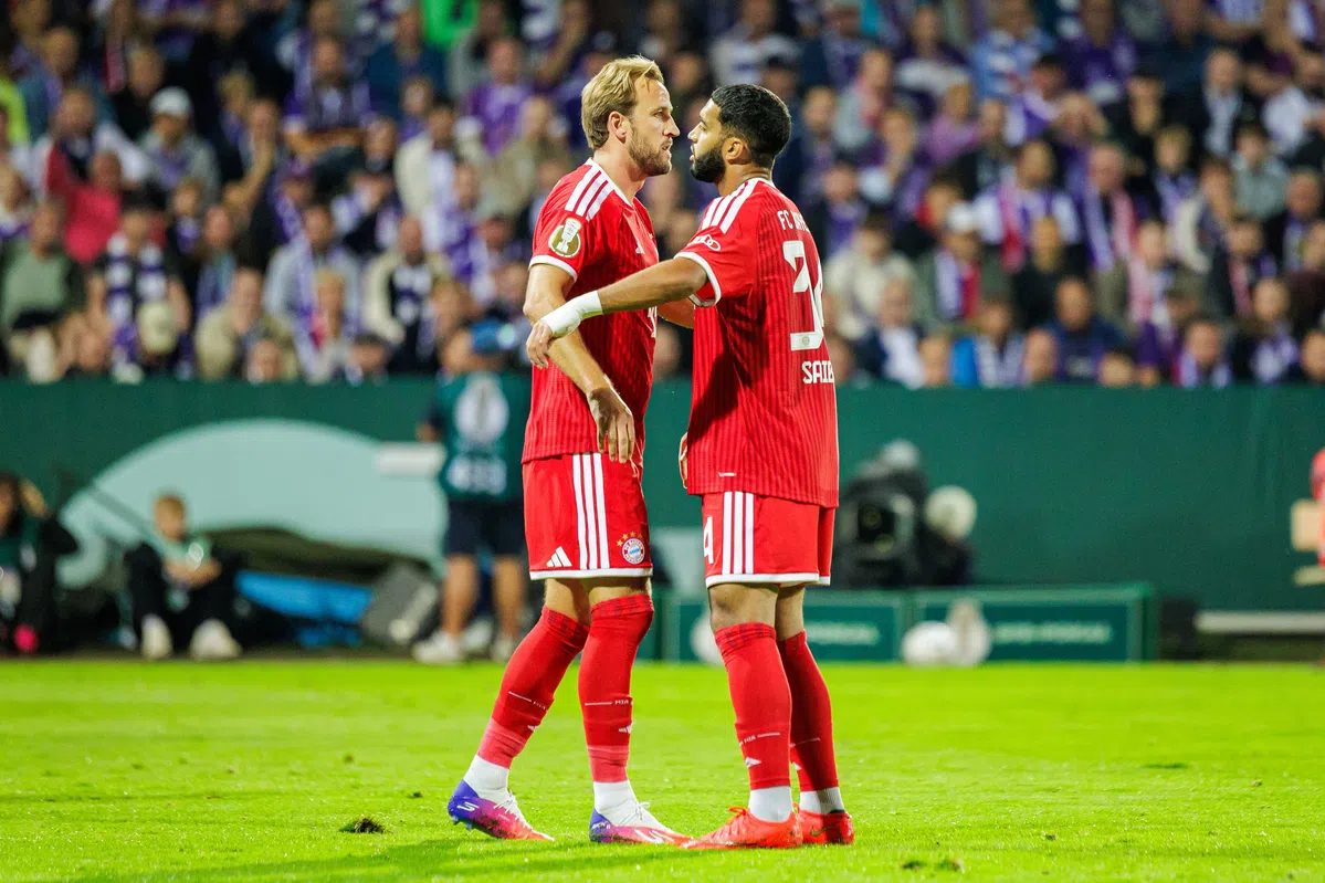 Kane weer de redder in nood voor Bayern, belangrijke bijdrage Saibari