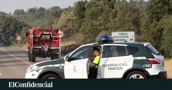 Cuatro heridos en un accidente entre un turismo y una furgoneta en la A-52 en Palacios de Sanabria (Zamora)