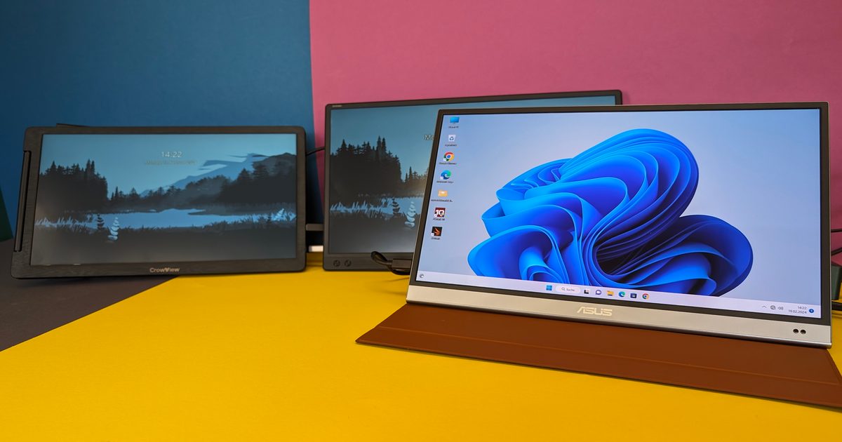 Top 10: Der beste portable Monitor ab 60 Euro im Test – von günstig bis faltbar