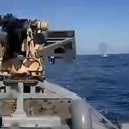 Video | Oekraïense marine toont beelden van eerste 'zeeslag' tussen zeedrones