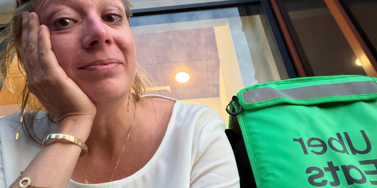 I'm 45 and spent months trying to find a new corporate job. Now I'm delivering food to support my 2 kids.