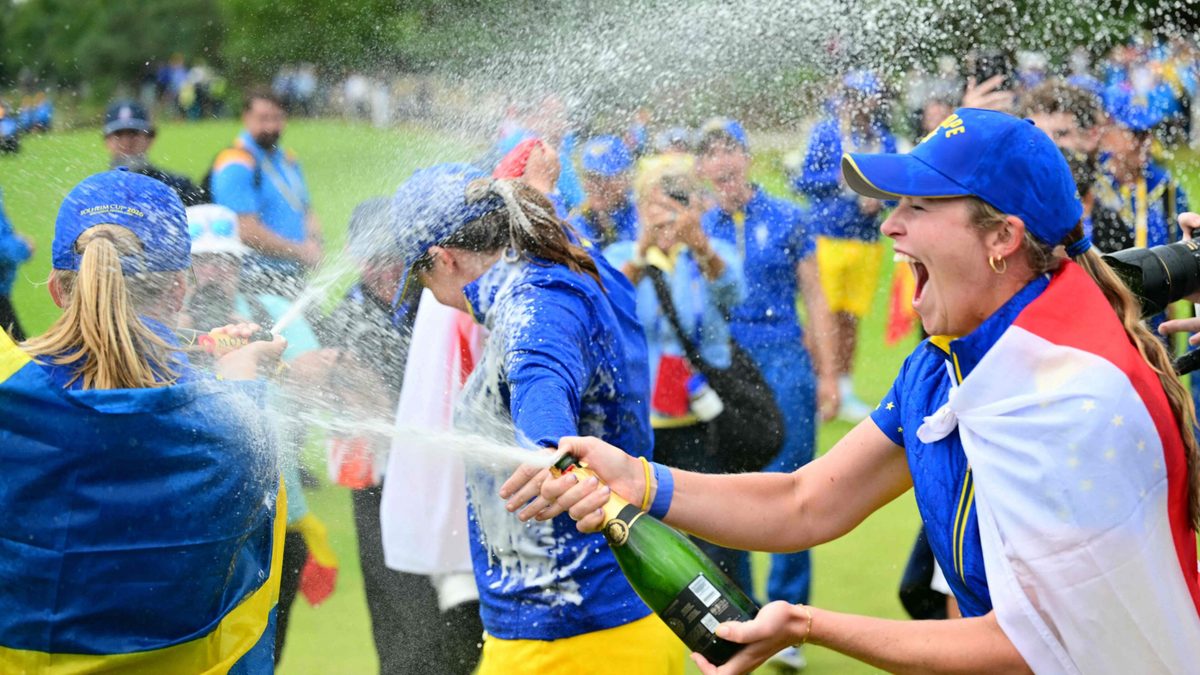 Europa met Anne van Dam verslaat Amerika dankzij hele sterke slotdag op Solheim Cup in Cromvoirt