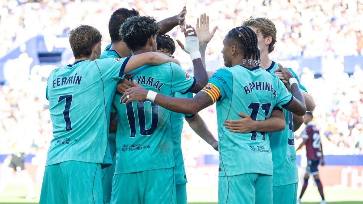 El 1x1 del Barça contra el Levante