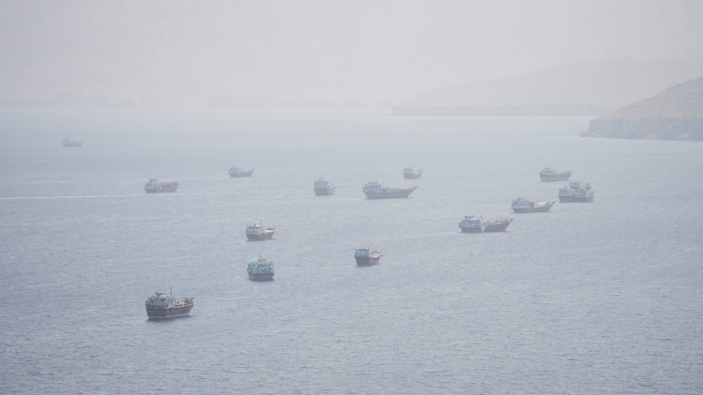 Strike on Iranian cargo ship in the Strait of Hormuz kills 1, Iranian media say